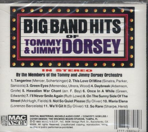 Tommy & Jimmy Dorsey - Big Band Hits - Click Image to Close